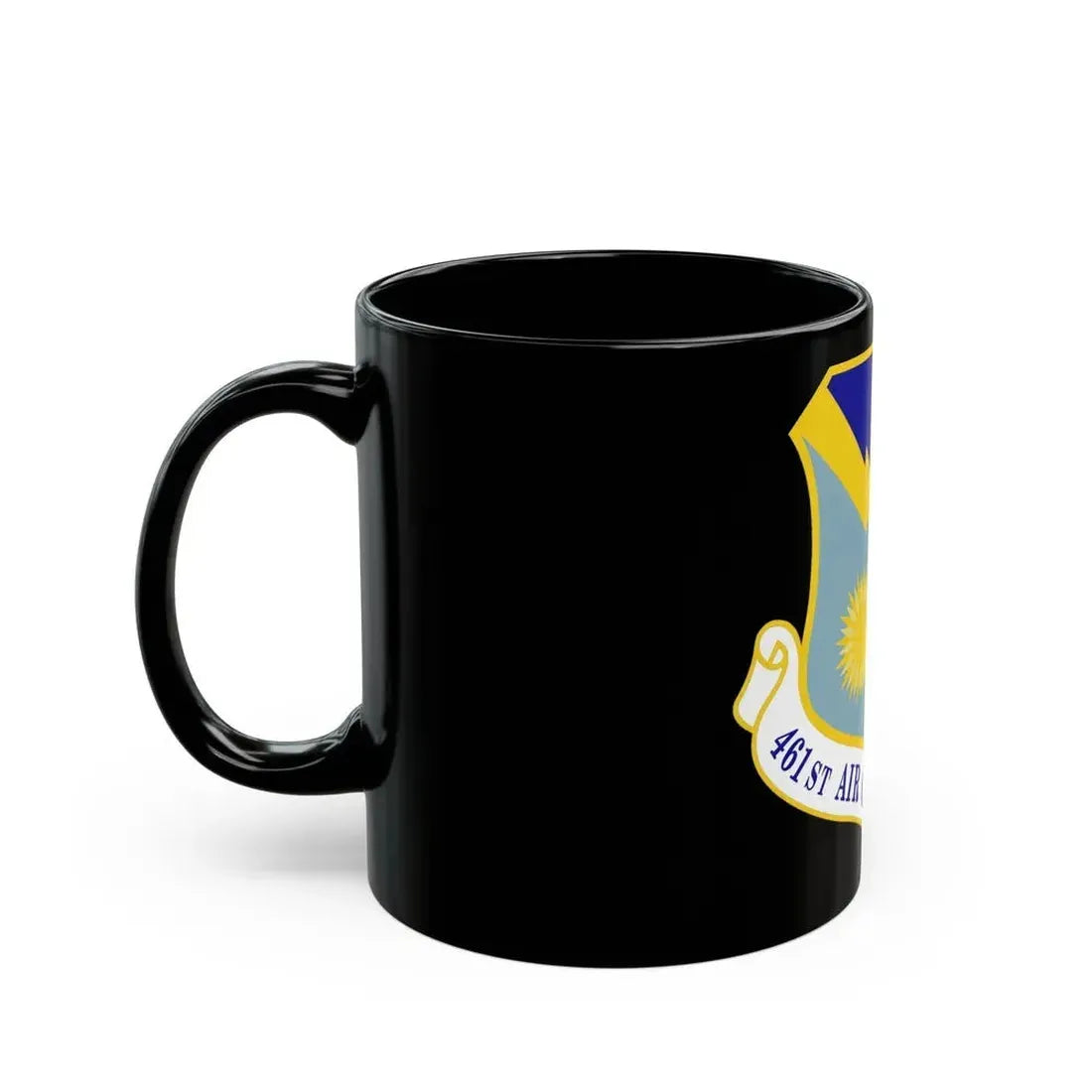 461st Air Control Wing (U.S. Air Force) Black Coffee Mug - Go Mug Yourself