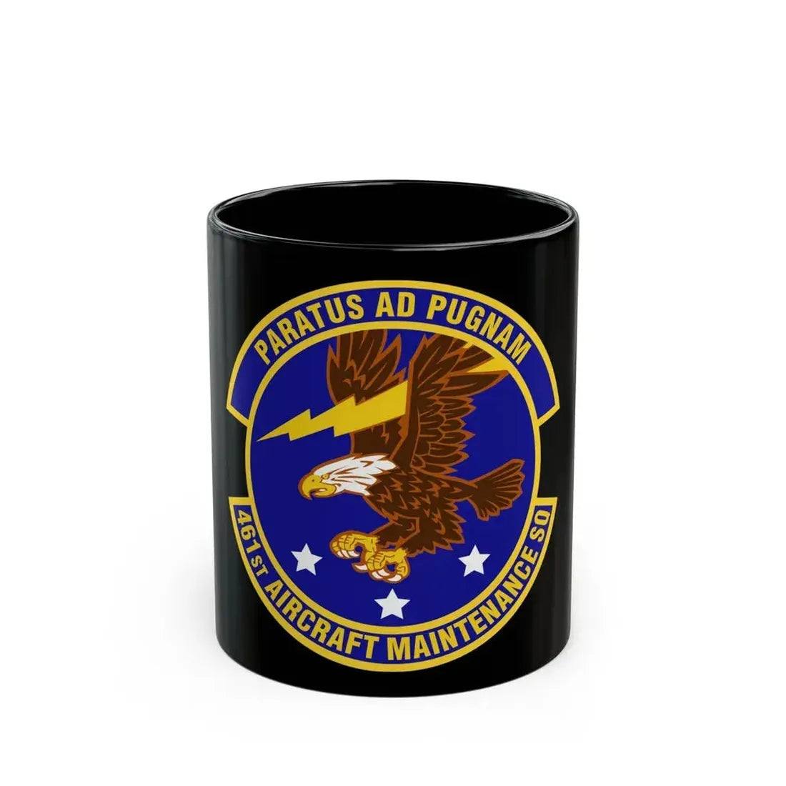 461st Aircraft Maintenance Squadron (U.S. Air Force) Black Coffee Mug - Go Mug Yourself