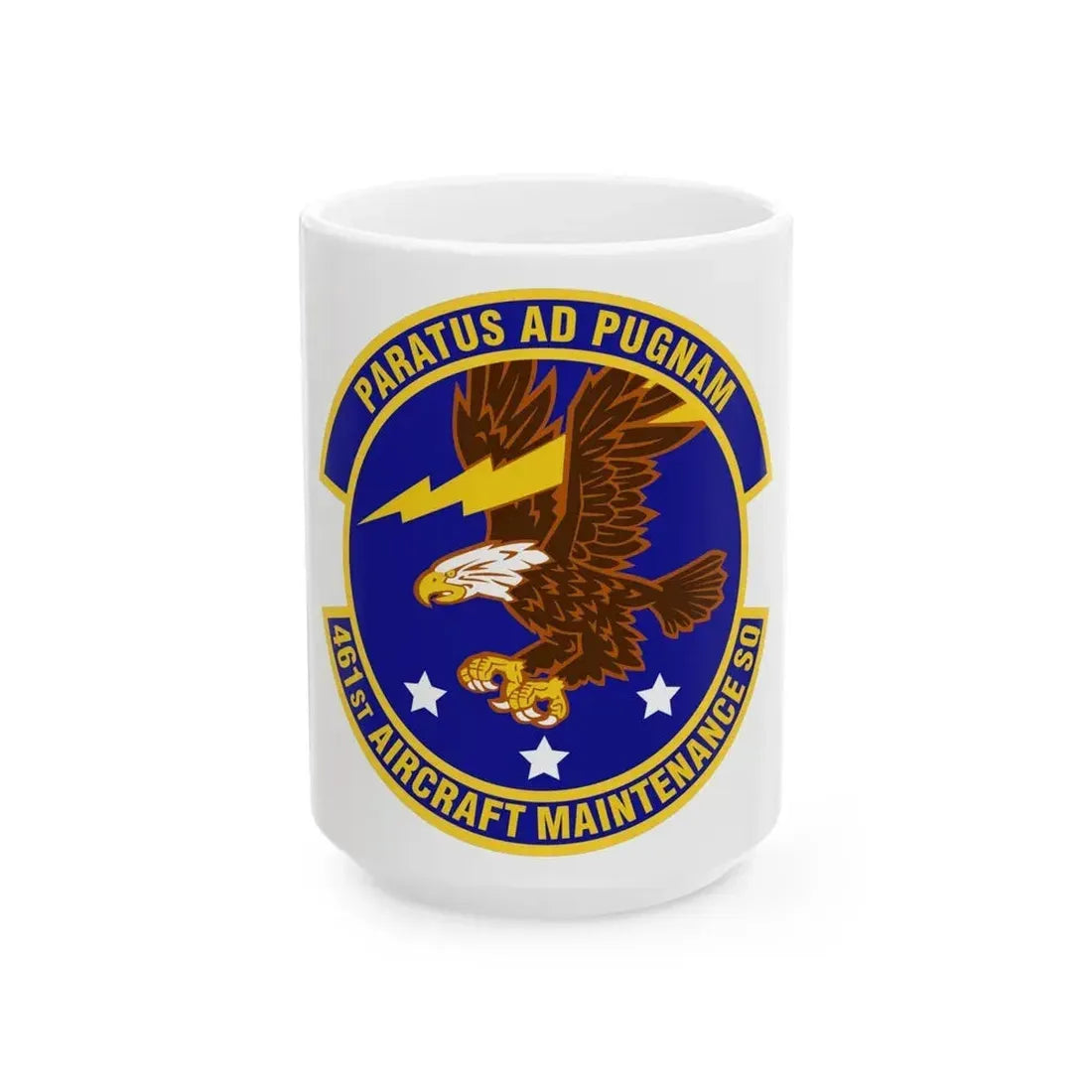461st Aircraft Maintenance Squadron (U.S. Air Force) White Coffee Mug 15oz - Go Mug Yourself