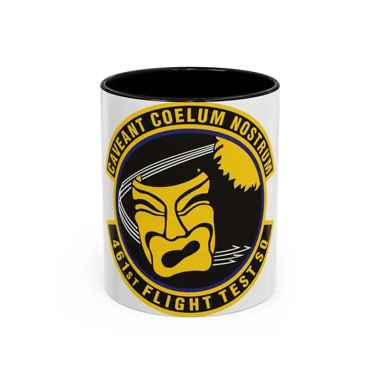 461st Flight Test Squadron (U.S. Air Force) Accent Coffee Mug 11oz Black - Go Mug Yourself