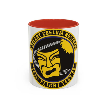 461st Flight Test Squadron (U.S. Air Force) Accent Coffee Mug 11oz Red - Go Mug Yourself
