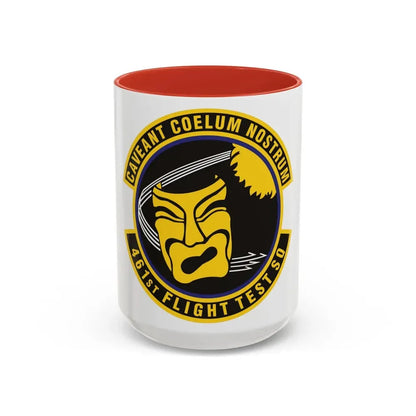 461st Flight Test Squadron (U.S. Air Force) Accent Coffee Mug 15oz Red - Go Mug Yourself