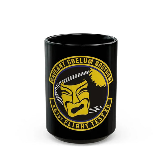 461st Flight Test Squadron (U.S. Air Force) Black Coffee Mug 15oz - Go Mug Yourself