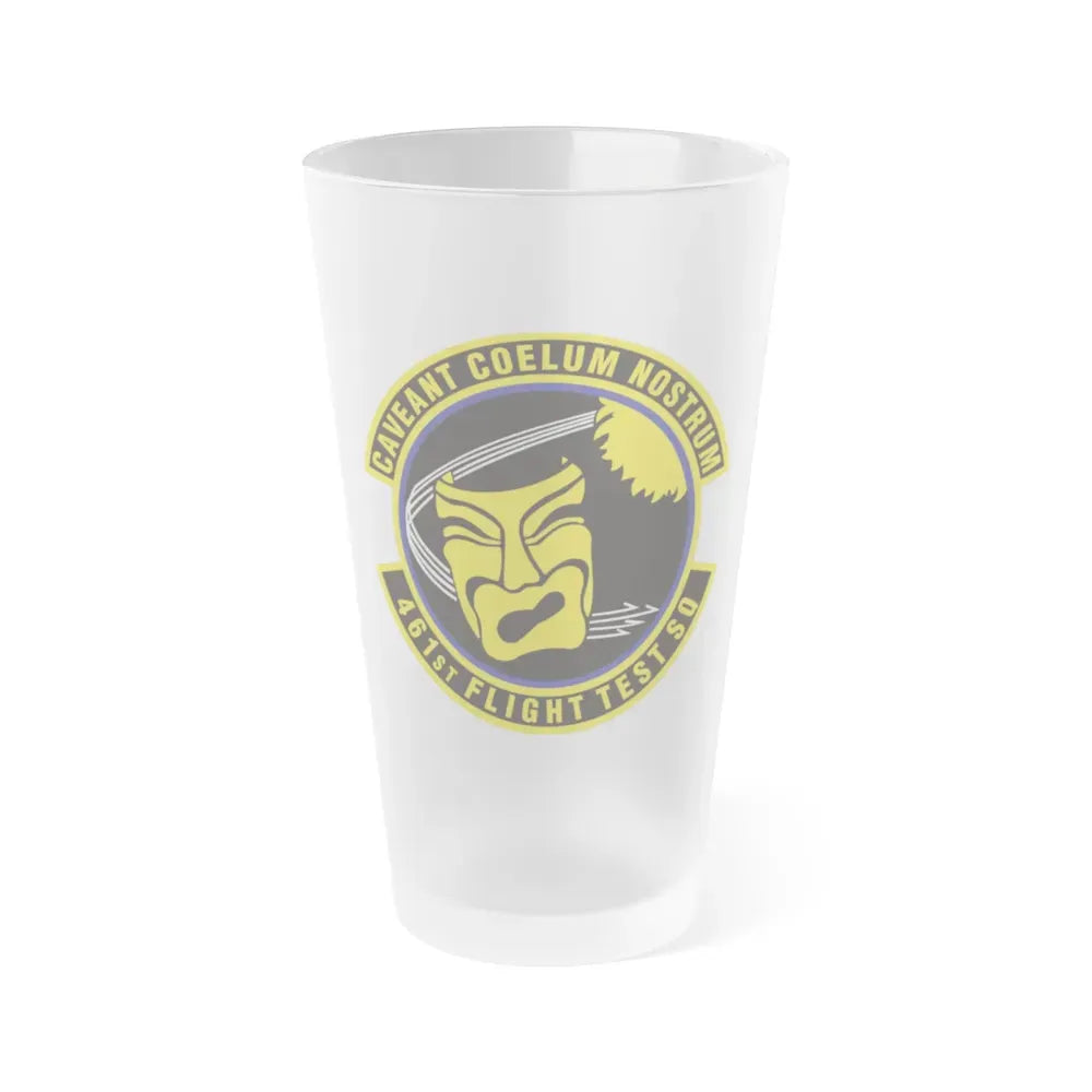 461st Flight Test Squadron (U.S. Air Force) Frosted Pint Glass 16oz 16oz Frosted - Go Mug Yourself