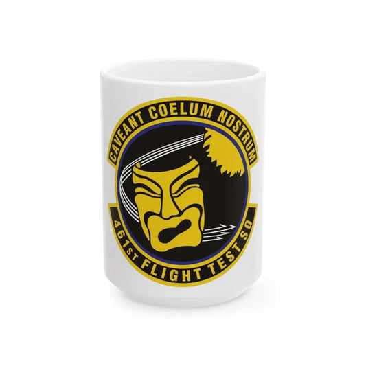 461st Flight Test Squadron (U.S. Air Force) White Coffee Mug 15oz - Go Mug Yourself