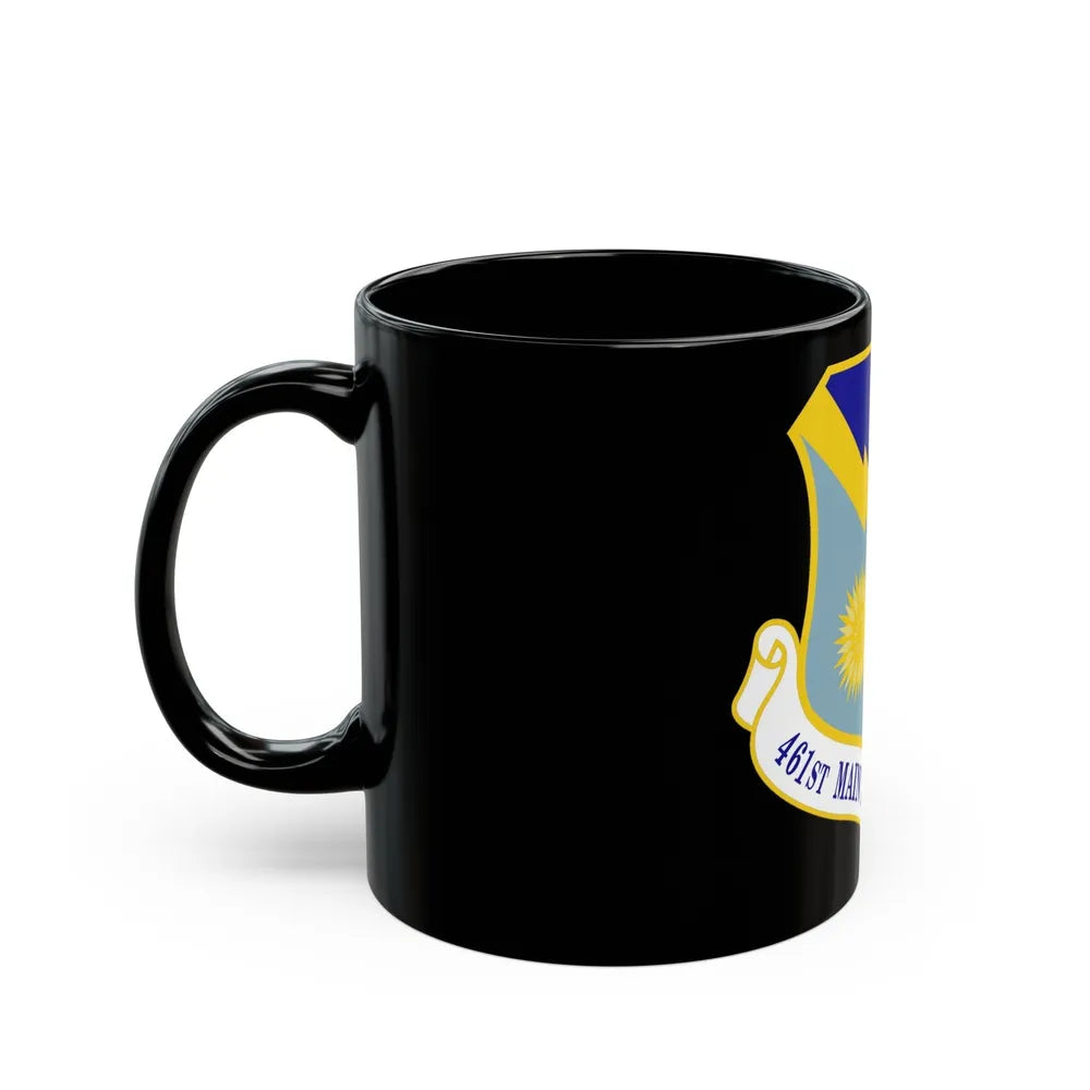 461st Maintenance Group (U.S. Air Force) Black Coffee Mug-Go Mug Yourself