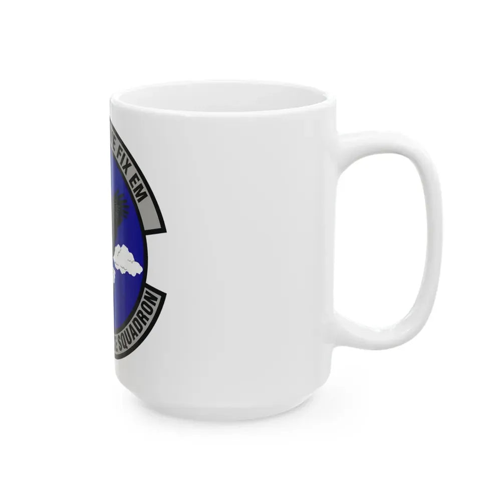 461st Maintenance Squadron (U.S. Air Force) White Coffee Mug - Go Mug Yourself