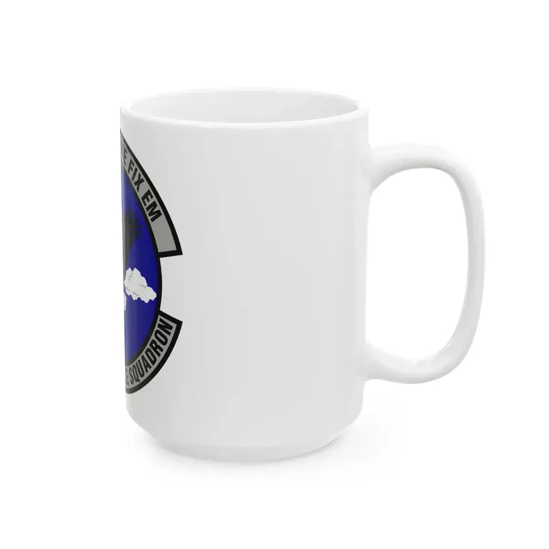 461st Maintenance Squadron (U.S. Air Force) White Coffee Mug - Go Mug Yourself