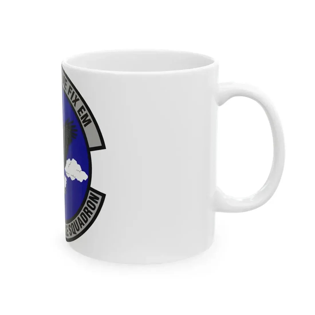 461st Maintenance Squadron (U.S. Air Force) White Coffee Mug - Go Mug Yourself