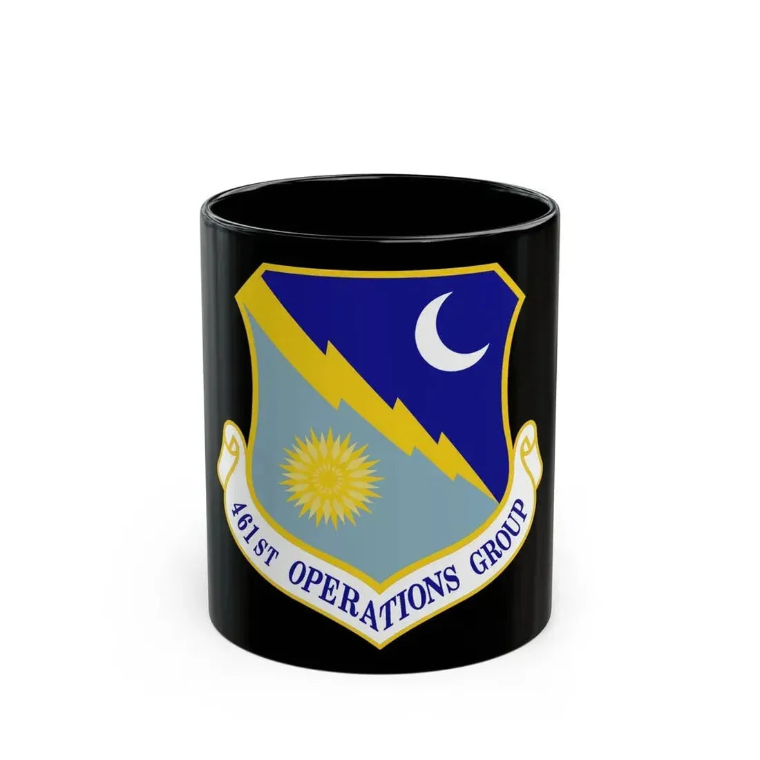 461st Operations Group (U.S. Air Force) Black Coffee Mug 11oz - Go Mug Yourself