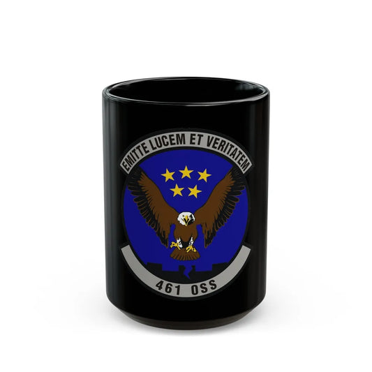 461st Operations Support Squadron (U.S. Air Force) Black Coffee Mug-15oz-Go Mug Yourself