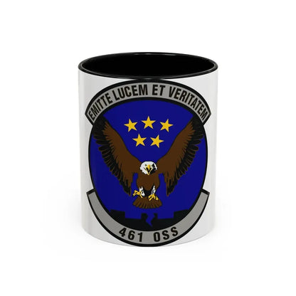 461st Operations Support Squadron (U.S. Air Force) Accent Coffee Mug 11oz Black - Go Mug Yourself