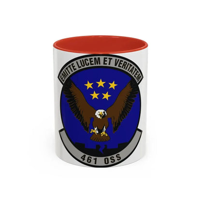 461st Operations Support Squadron (U.S. Air Force) Accent Coffee Mug 11oz Red - Go Mug Yourself