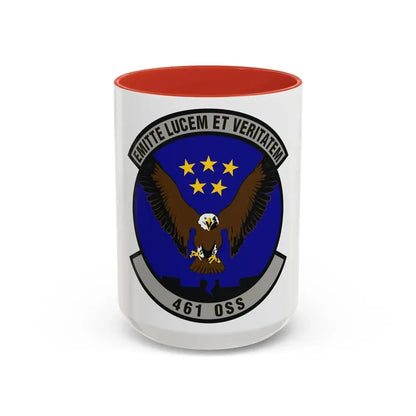 461st Operations Support Squadron (U.S. Air Force) Accent Coffee Mug 15oz Red - Go Mug Yourself