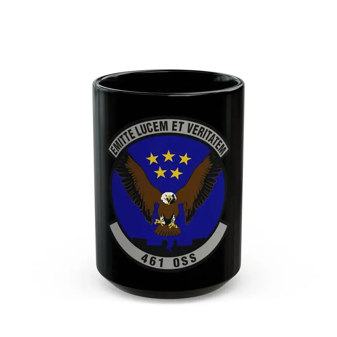 461st Operations Support Squadron (U.S. Air Force) Black Coffee Mug 15oz - Go Mug Yourself