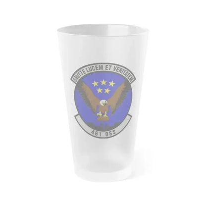 461st Operations Support Squadron (U.S. Air Force) Frosted Pint Glass 16oz 16oz Frosted - Go Mug Yourself