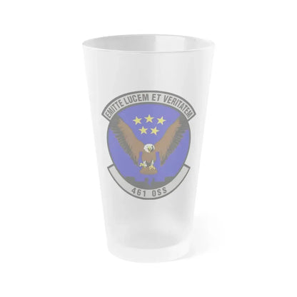 461st Operations Support Squadron (U.S. Air Force) Frosted Pint Glass 16oz 16oz Frosted - Go Mug Yourself