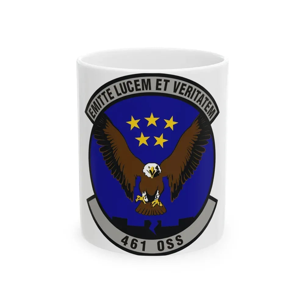 461st Operations Support Squadron (U.S. Air Force) White Coffee Mug 11oz - Go Mug Yourself