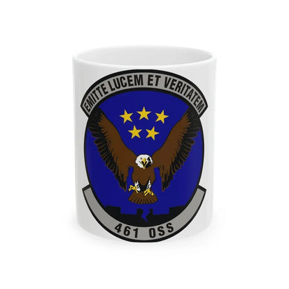 461st Operations Support Squadron (U.S. Air Force) White Coffee Mug 11oz - Go Mug Yourself