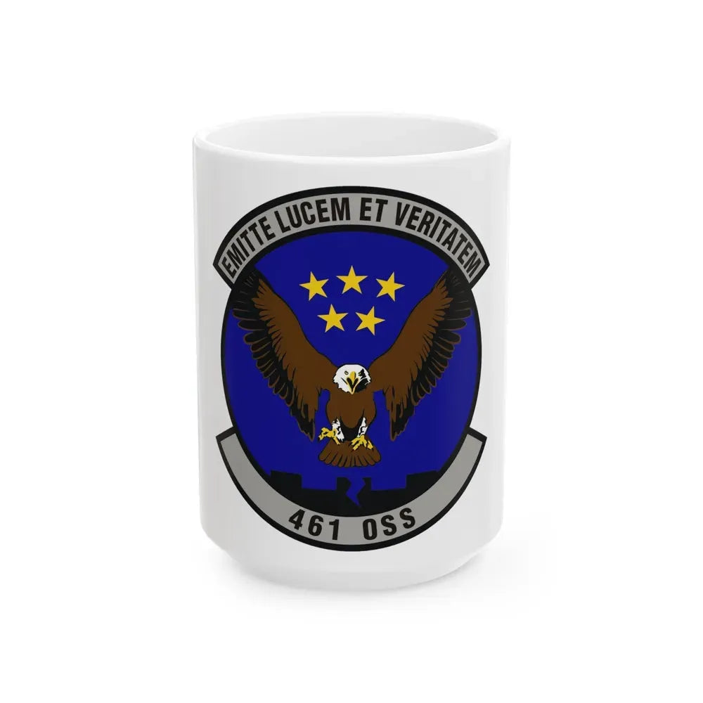 461st Operations Support Squadron (U.S. Air Force) White Coffee Mug 15oz - Go Mug Yourself