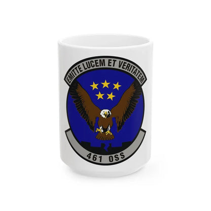 461st Operations Support Squadron (U.S. Air Force) White Coffee Mug 15oz - Go Mug Yourself