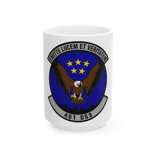461st Operations Support Squadron (U.S. Air Force) White Coffee Mug 15oz - Go Mug Yourself