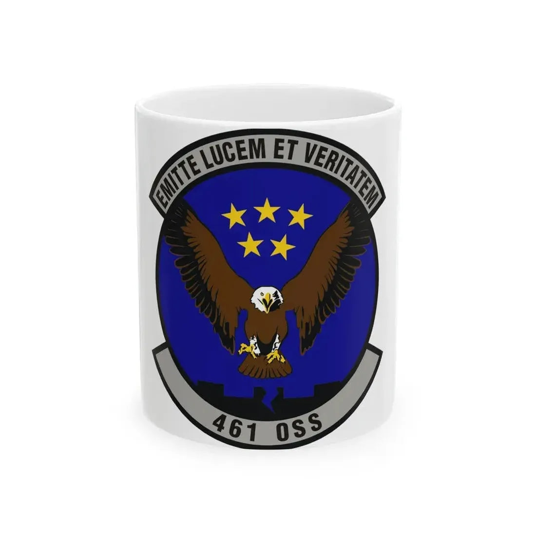 461st Operations Support Squadron (U.S. Air Force) White Coffee Mug - Go Mug Yourself