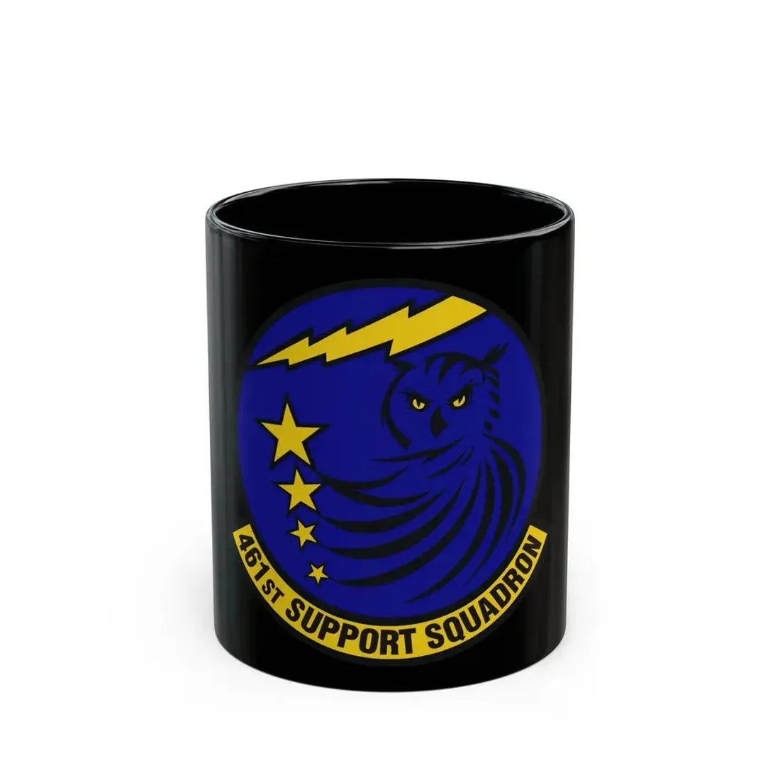 461st Support Squadron (U.S. Air Force) Black Coffee Mug 11oz - Go Mug Yourself