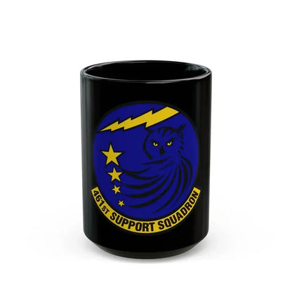 461st Support Squadron (U.S. Air Force) Black Coffee Mug 15oz - Go Mug Yourself