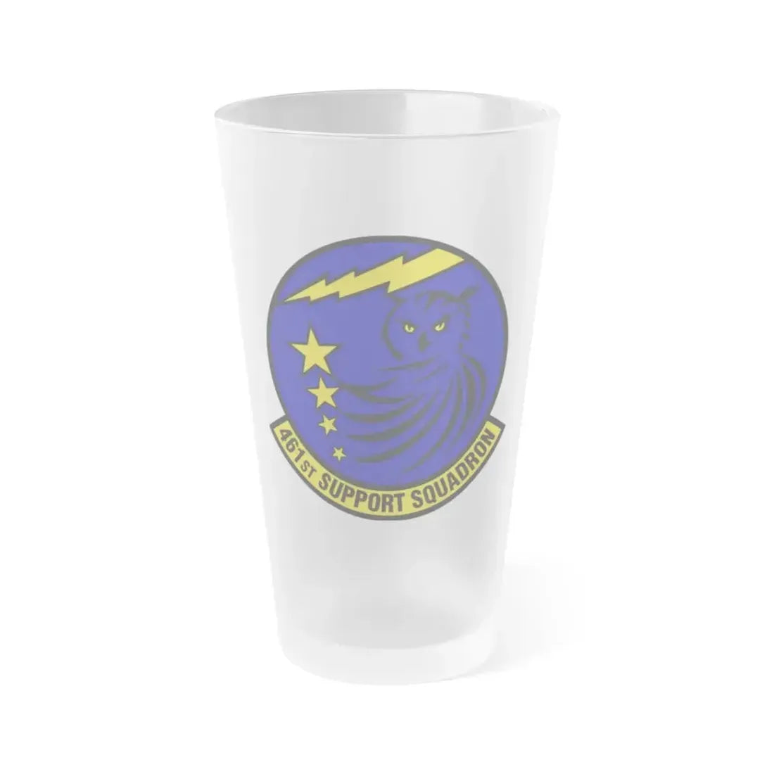 461st Support Squadron (U.S. Air Force) Frosted Pint Glass 16oz Default Title - Go Mug Yourself