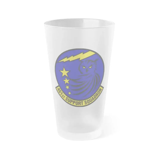 461st Support Squadron (U.S. Air Force) Frosted Pint Glass 16oz Default Title - Go Mug Yourself