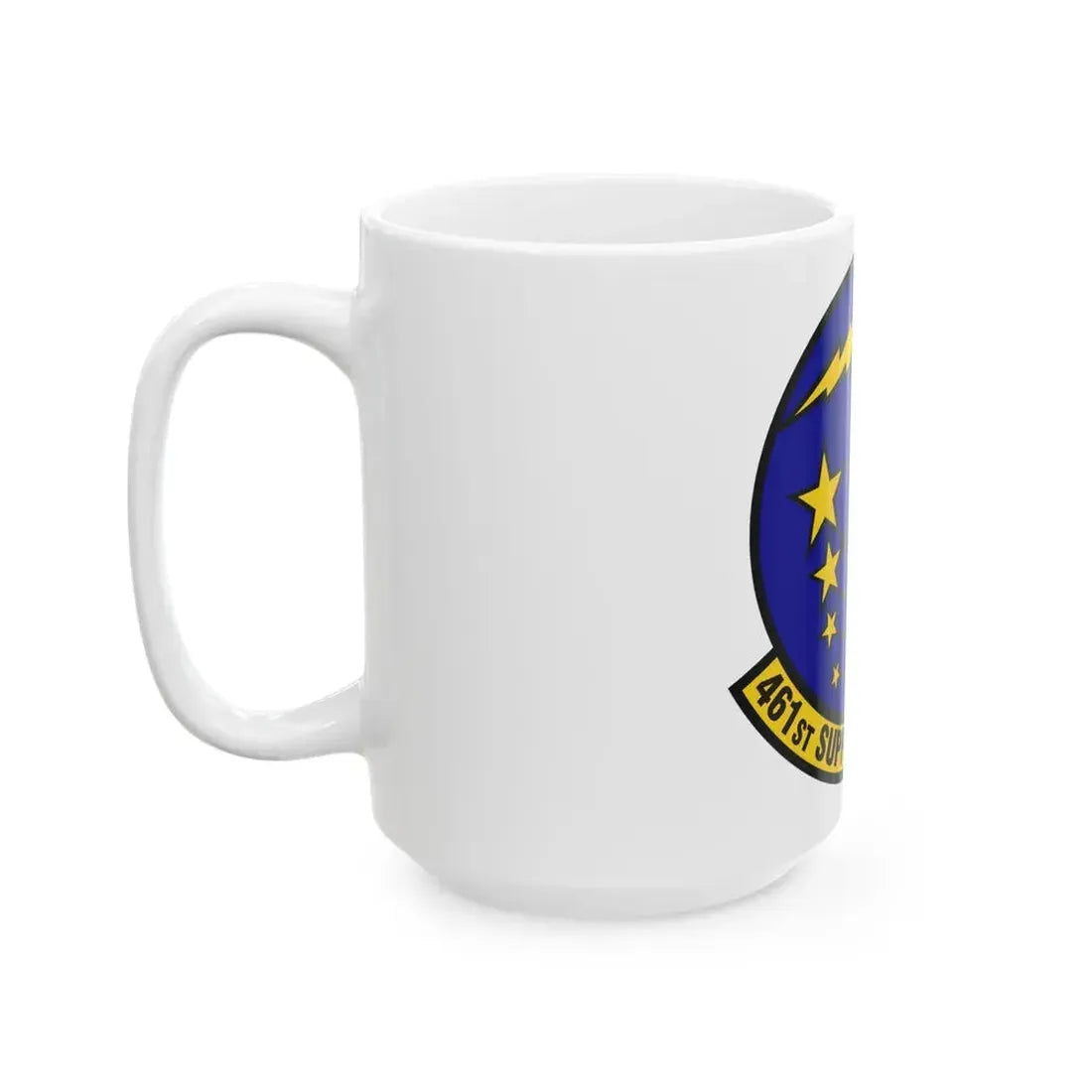 461st Support Squadron (U.S. Air Force) White Coffee Mug - Go Mug Yourself