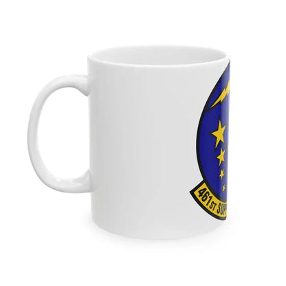461st Support Squadron (U.S. Air Force) White Coffee Mug - Go Mug Yourself