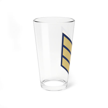03. KAF SGT (Kuwait) (Military Rank) Pint Glass 16oz