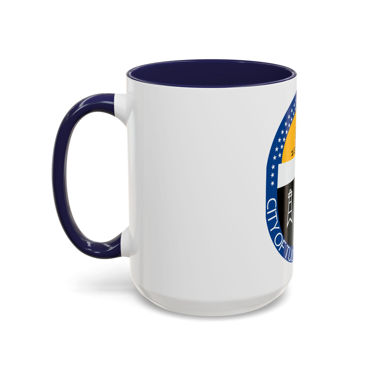 Seal of Tulsa Oklahoma - Accent Coffee Mug