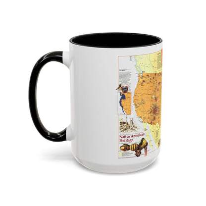 North America - Native American Heritage (1991) (Map) Accent Coffee Mug