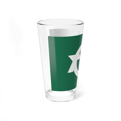 Flag of Otake Hiroshima (Japan) Pint Glass 16oz