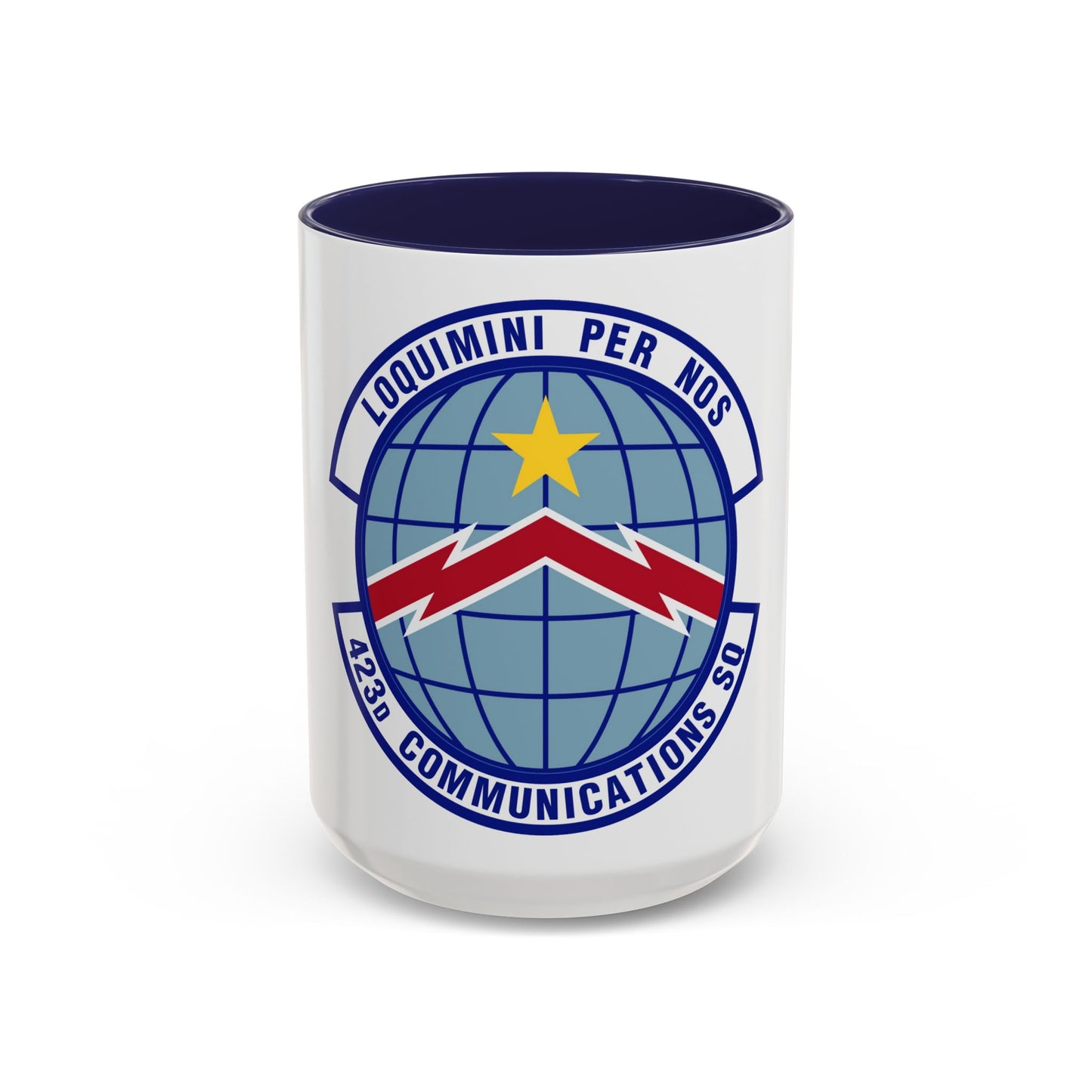 423d Communications Squadron (U.S. Air Force) Accent Coffee Mug