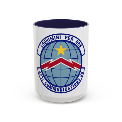 423d Communications Squadron (U.S. Air Force) Accent Coffee Mug