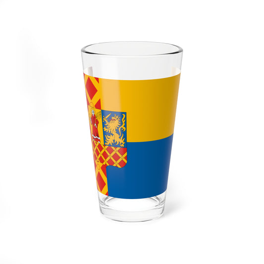 Flag of Nyarlorinc ceremonial (Hungary) Pint Glass 16oz