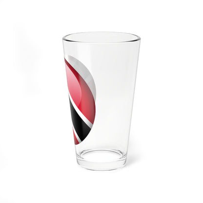 Flag orb Trinidad and Tobago (Trinidad and Tobago) Pint Glass 16oz