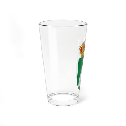Escudo de Albalá (Spain) (Coat of Arms) Pint Glass 16oz