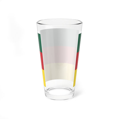 Bandera Mixe (Mexico) Pint Glass 16oz