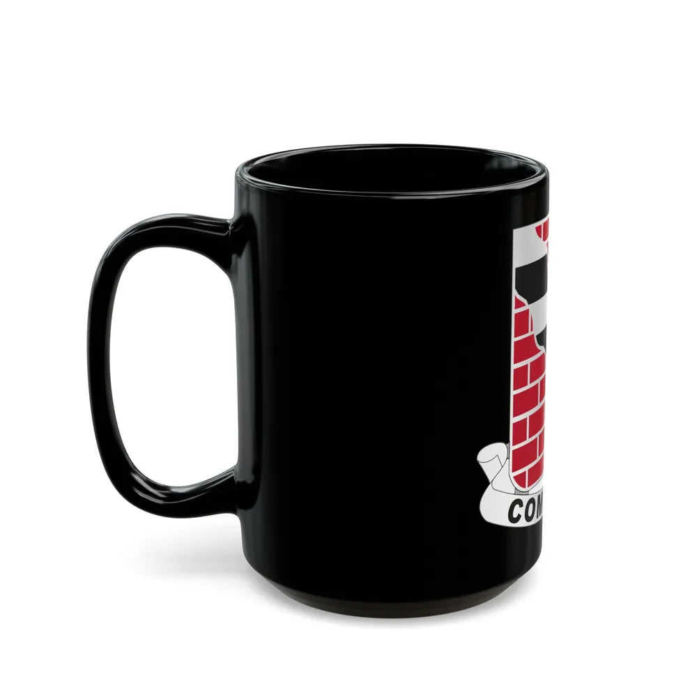 463 Engineer Battalion (U.S. Army) Black Coffee Mug-Go Mug Yourself