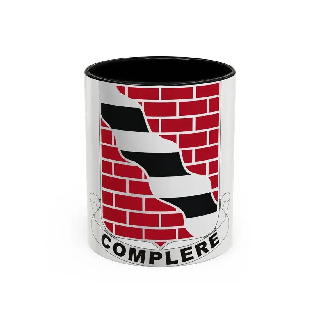 463 Engineer Battalion (U.S. Army) Accent Coffee Mug 11oz Black - Go Mug Yourself