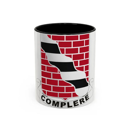 463 Engineer Battalion (U.S. Army) Accent Coffee Mug 11oz Black - Go Mug Yourself