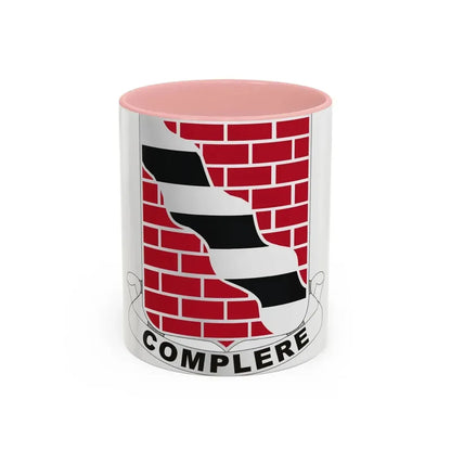 463 Engineer Battalion (U.S. Army) Accent Coffee Mug 11oz Pink - Go Mug Yourself