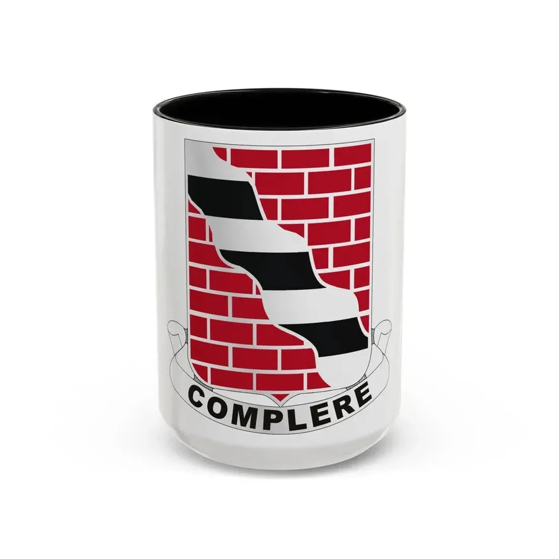 463 Engineer Battalion (U.S. Army) Accent Coffee Mug 15oz Black - Go Mug Yourself