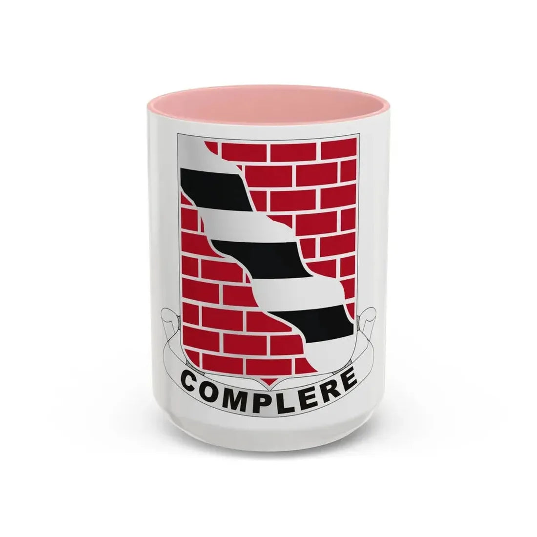 463 Engineer Battalion (U.S. Army) Accent Coffee Mug 15oz Pink - Go Mug Yourself