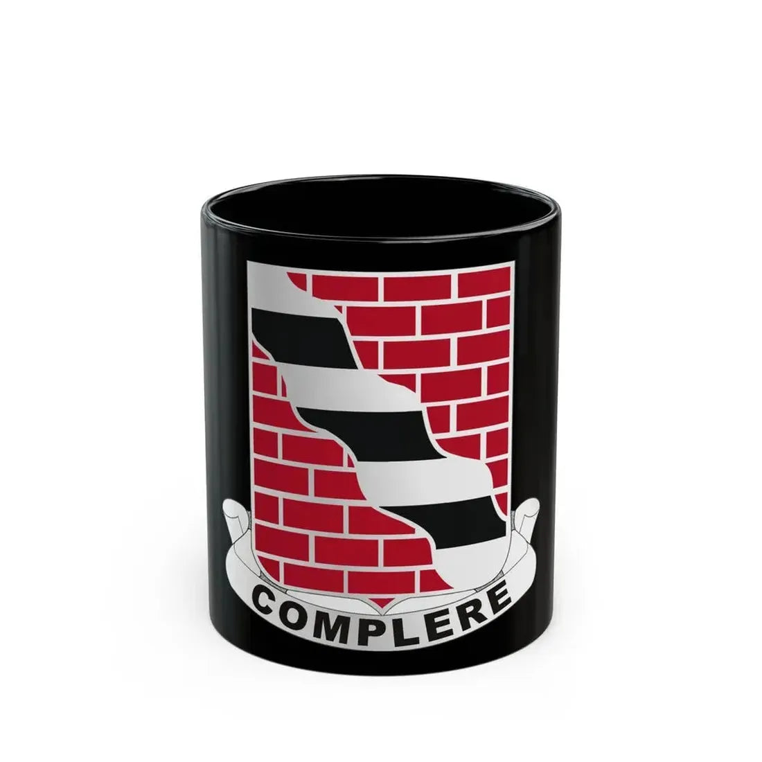 463 Engineer Battalion (U.S. Army) Black Coffee Mug 11oz - Go Mug Yourself